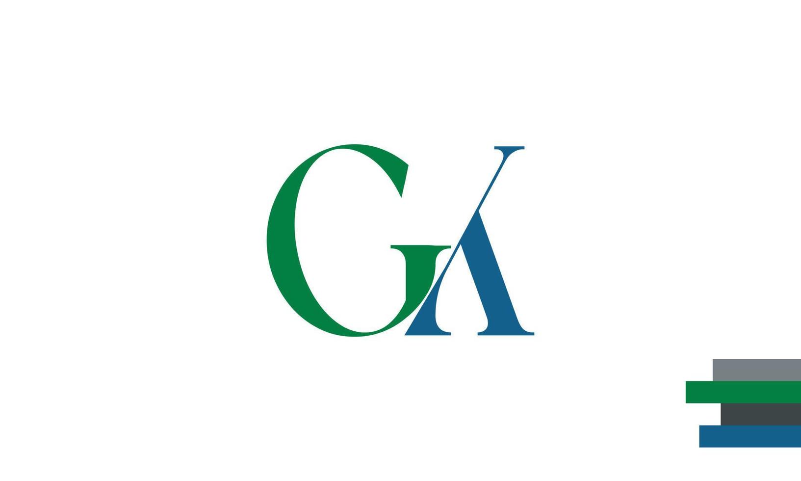 Alphabet letters Initials Monogram logo GK, KG, G and K vector
