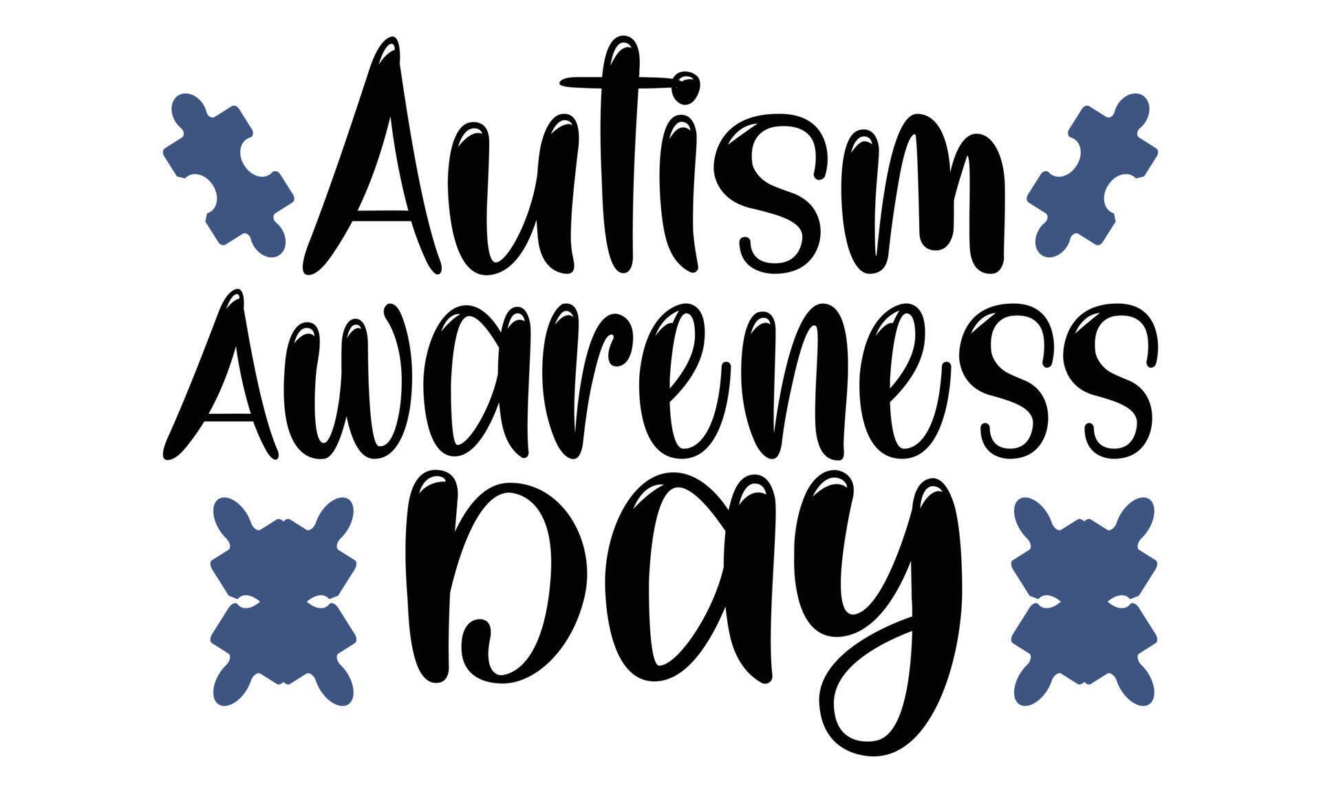 Happy Autism Awareness Day tshirt Design 20456419 Vector Art at Vecteezy