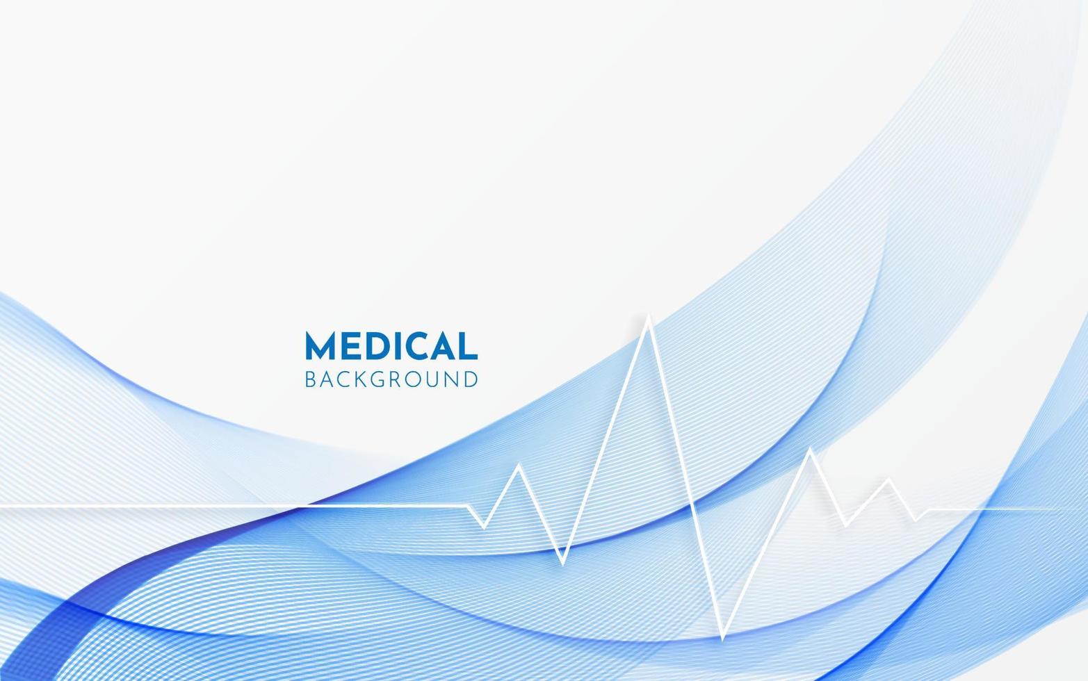 Smooth medical healty background vector. Modern medical healty background vector. vector