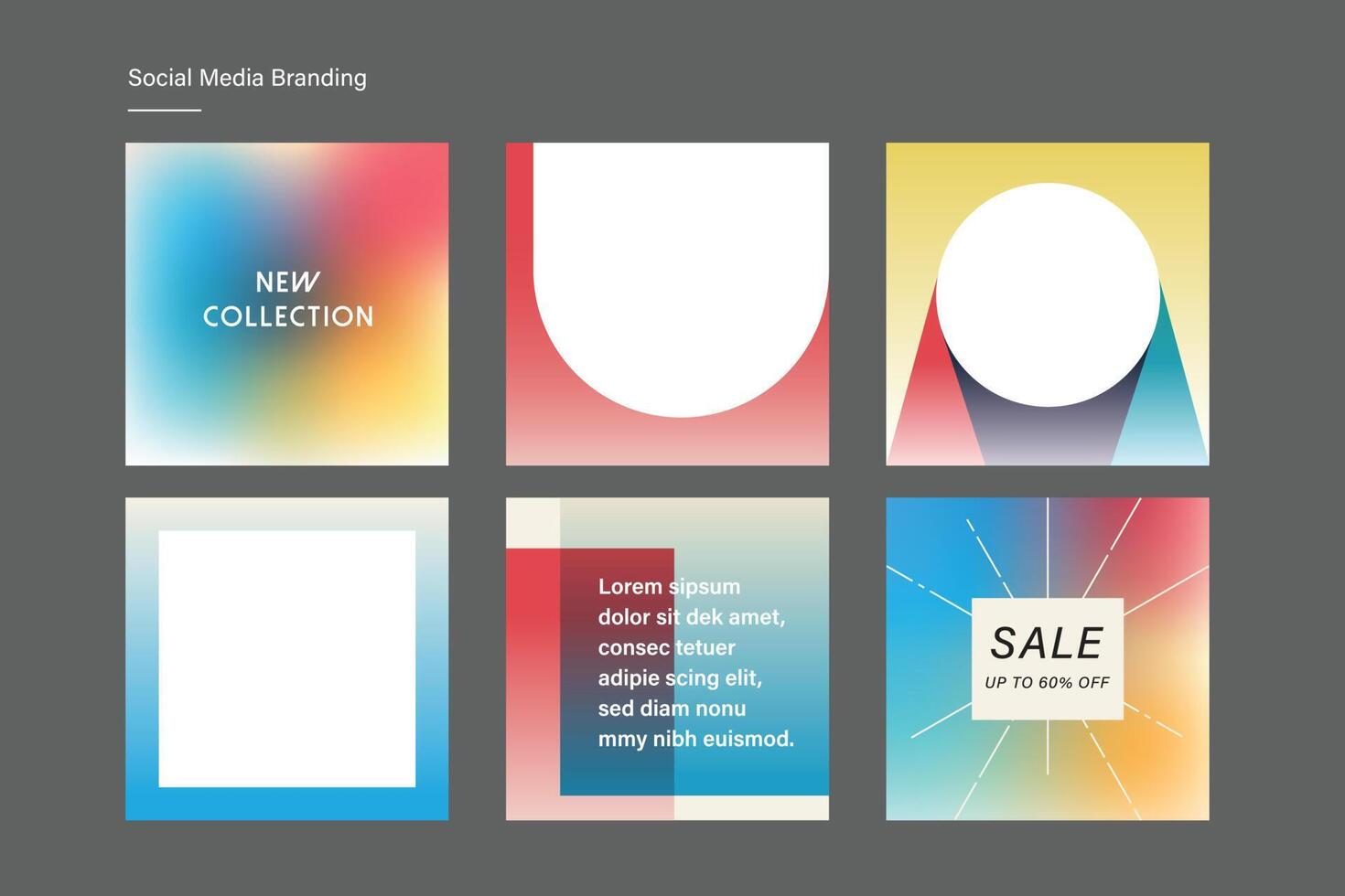 Social media background. Abstract vector