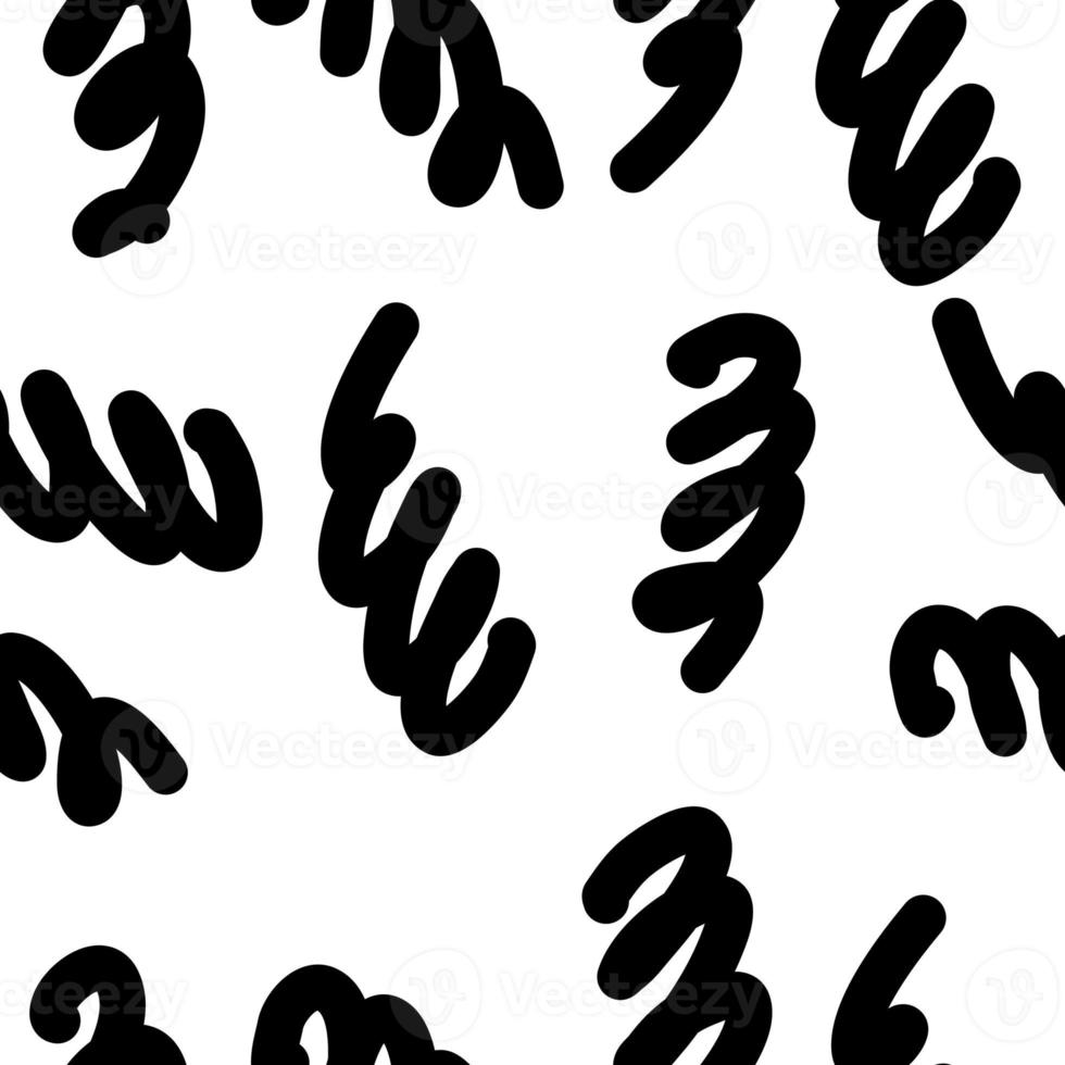 Seamless wallpaper with black and white patterns for design. Vector illustration hand-drawn, wrapping paper wallpaper, cover, soft fabric, textiles, pillow, pajamas. photo