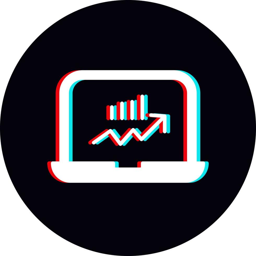 Stocks Monitoring Vector Icon