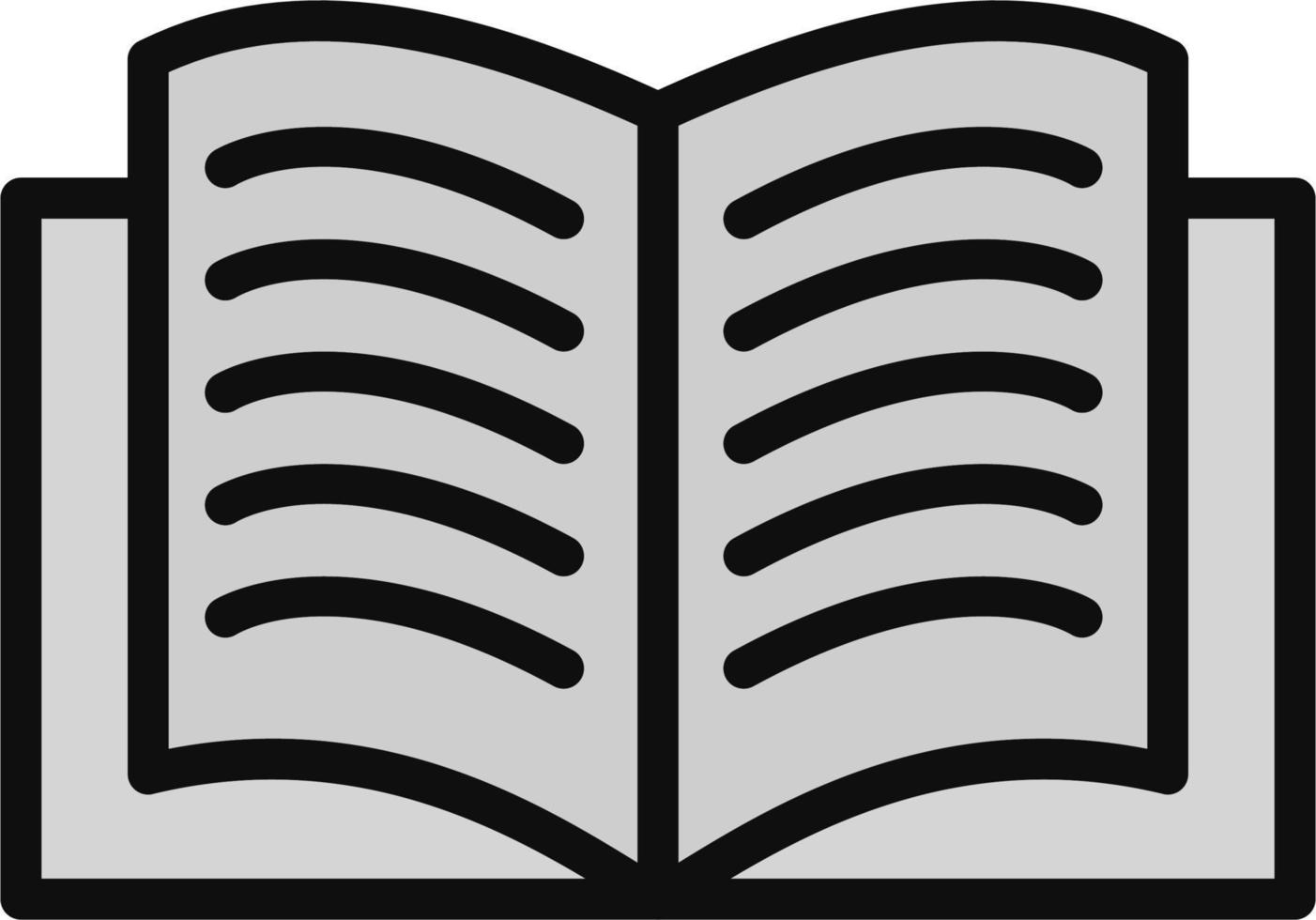 Open Book Vector Icon