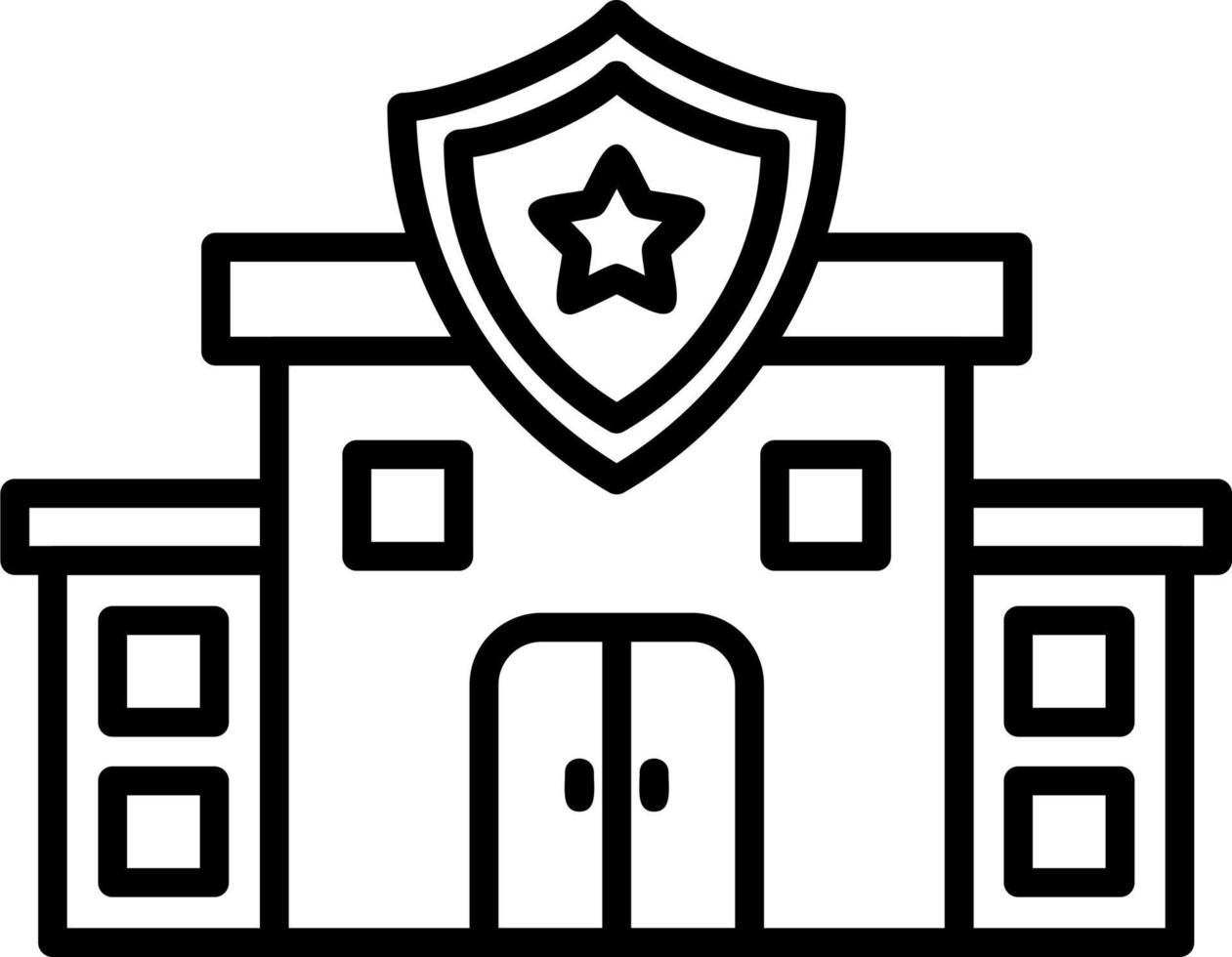 Police station Vector Icon