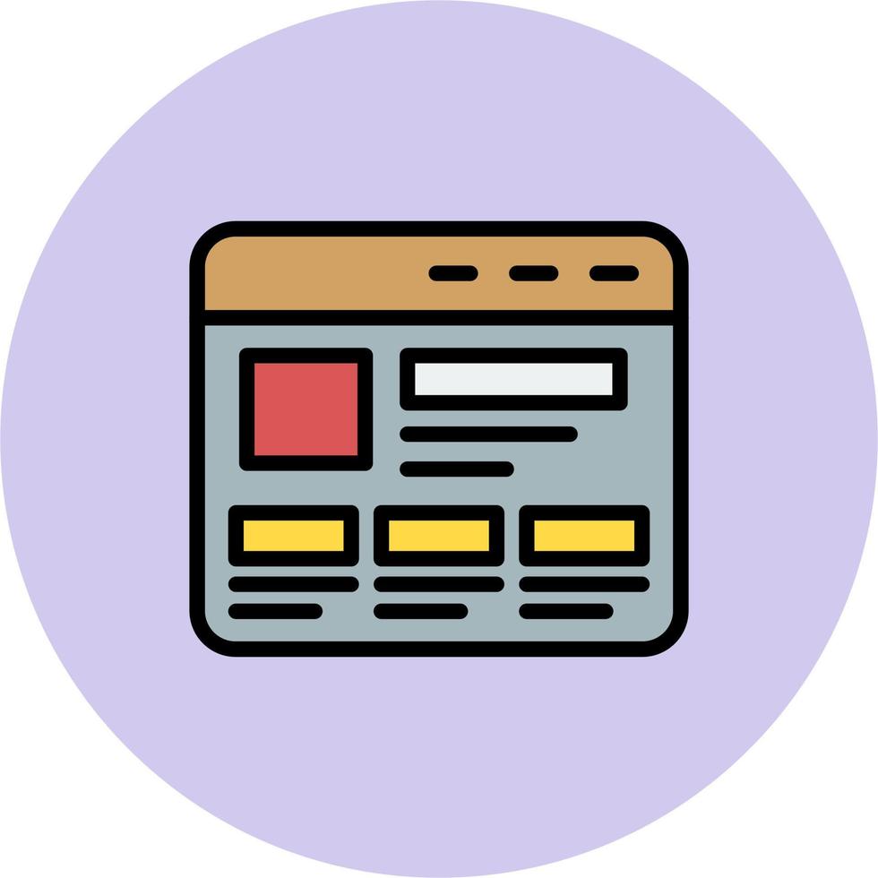 Web Design Vector Icon