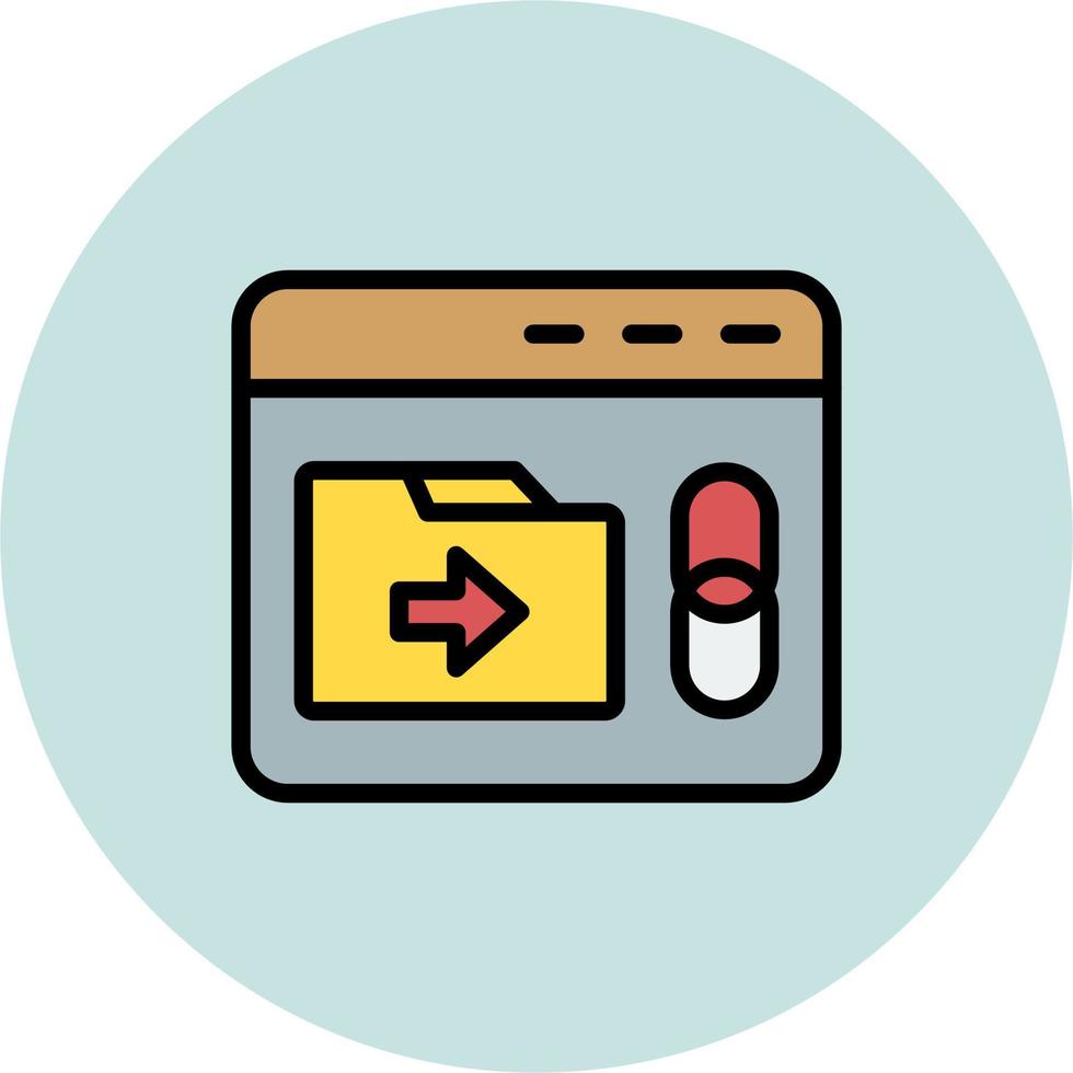 Backlink Vector Icon