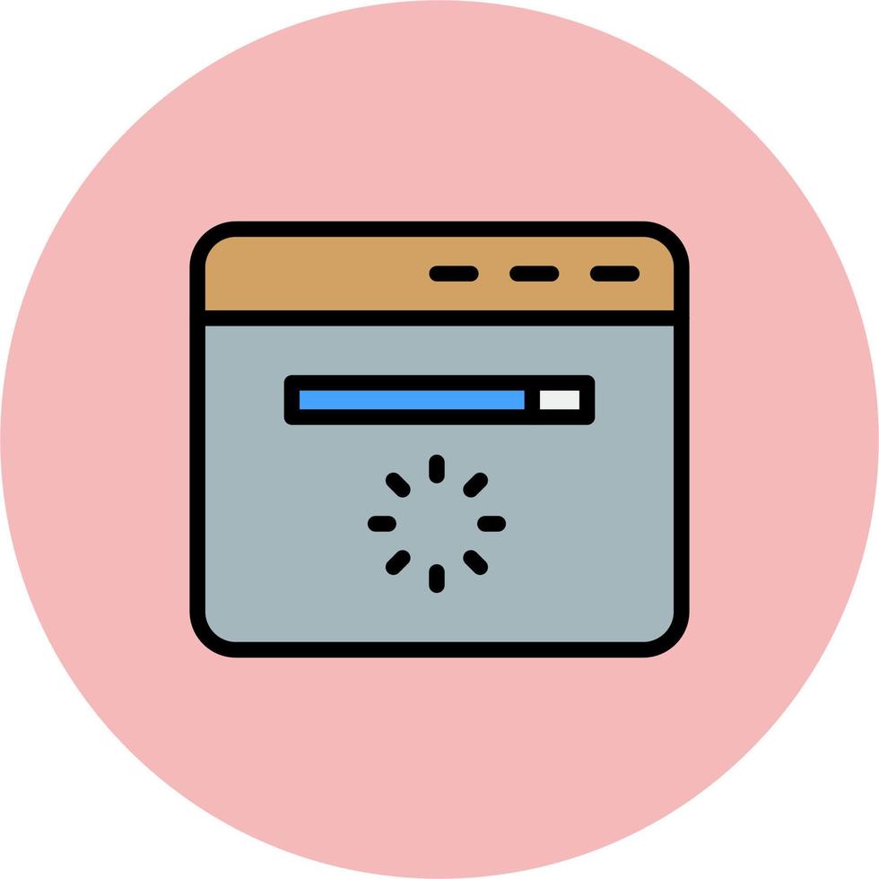 Website Loading Vector Icon