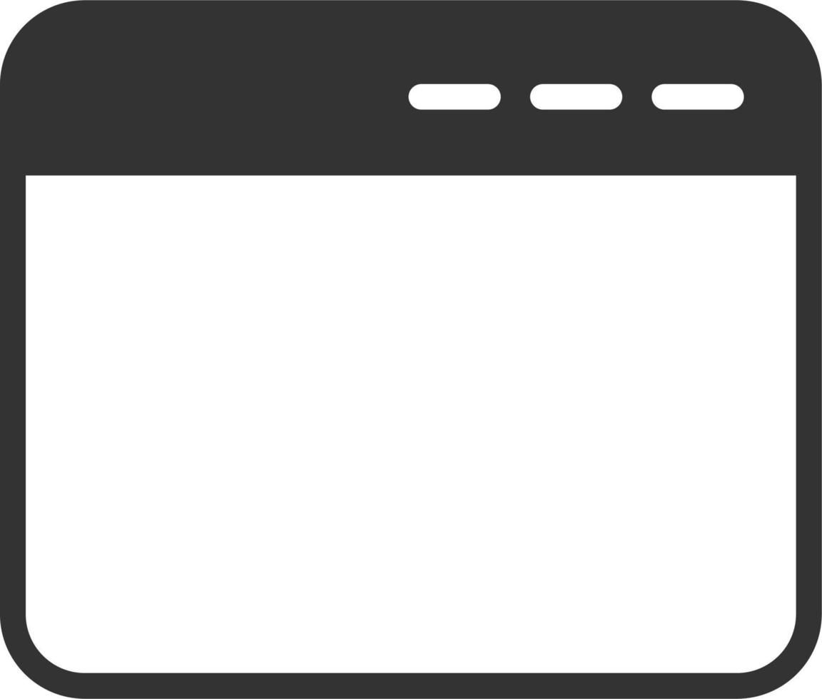 Browser Vector Icon