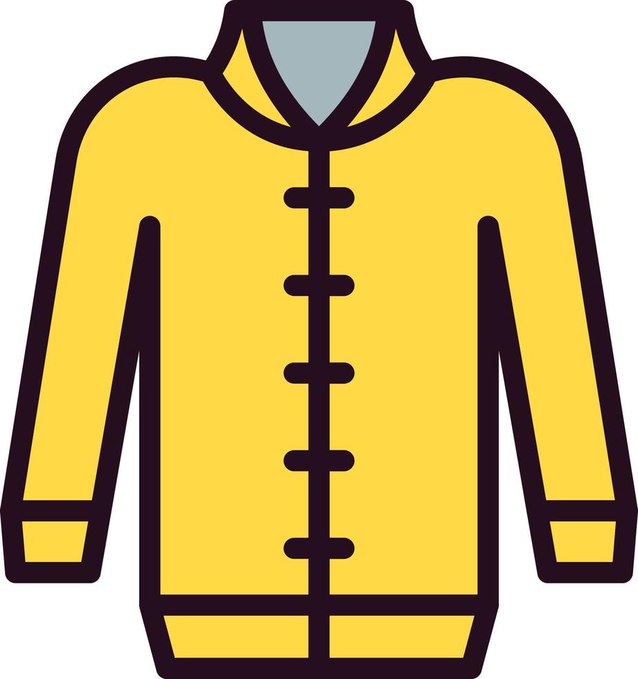 icono de vector de chaqueta