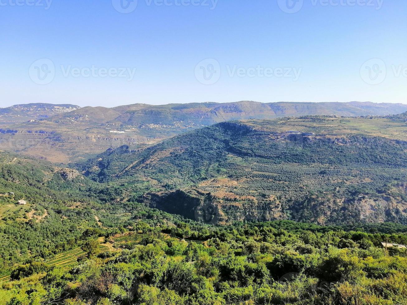 natural verde paisaje en Líbano foto