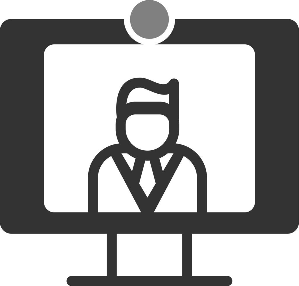 Doctor video call Vector Icon