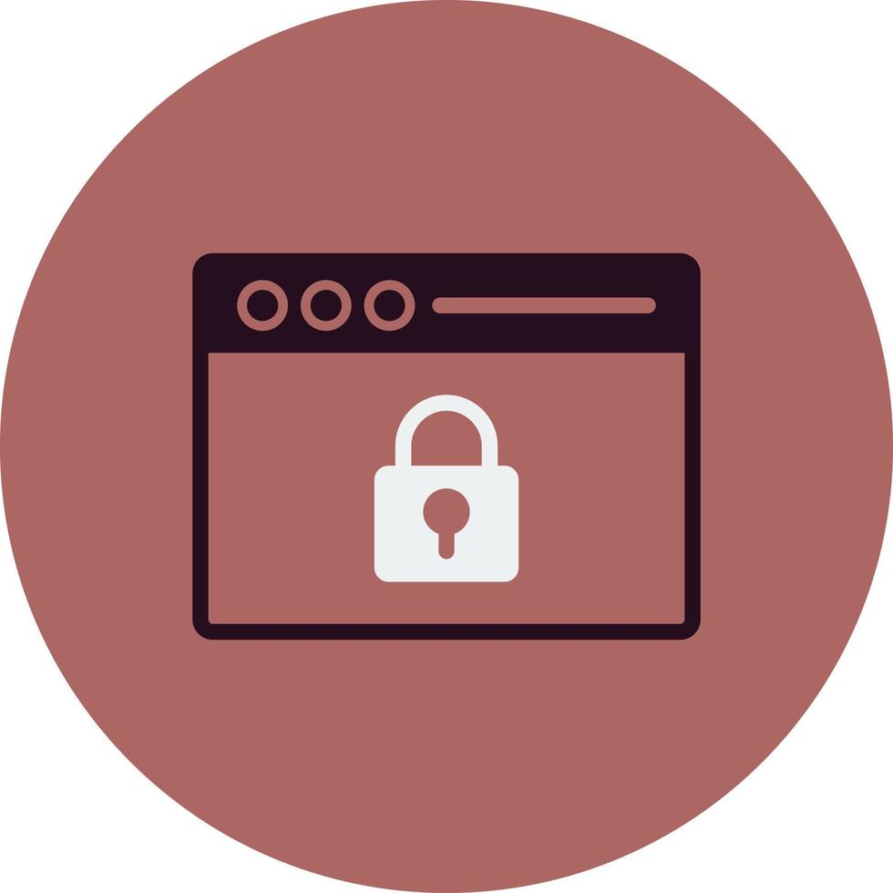 web cifrado vector icono