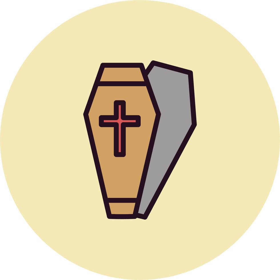 Coffin Vector Icon