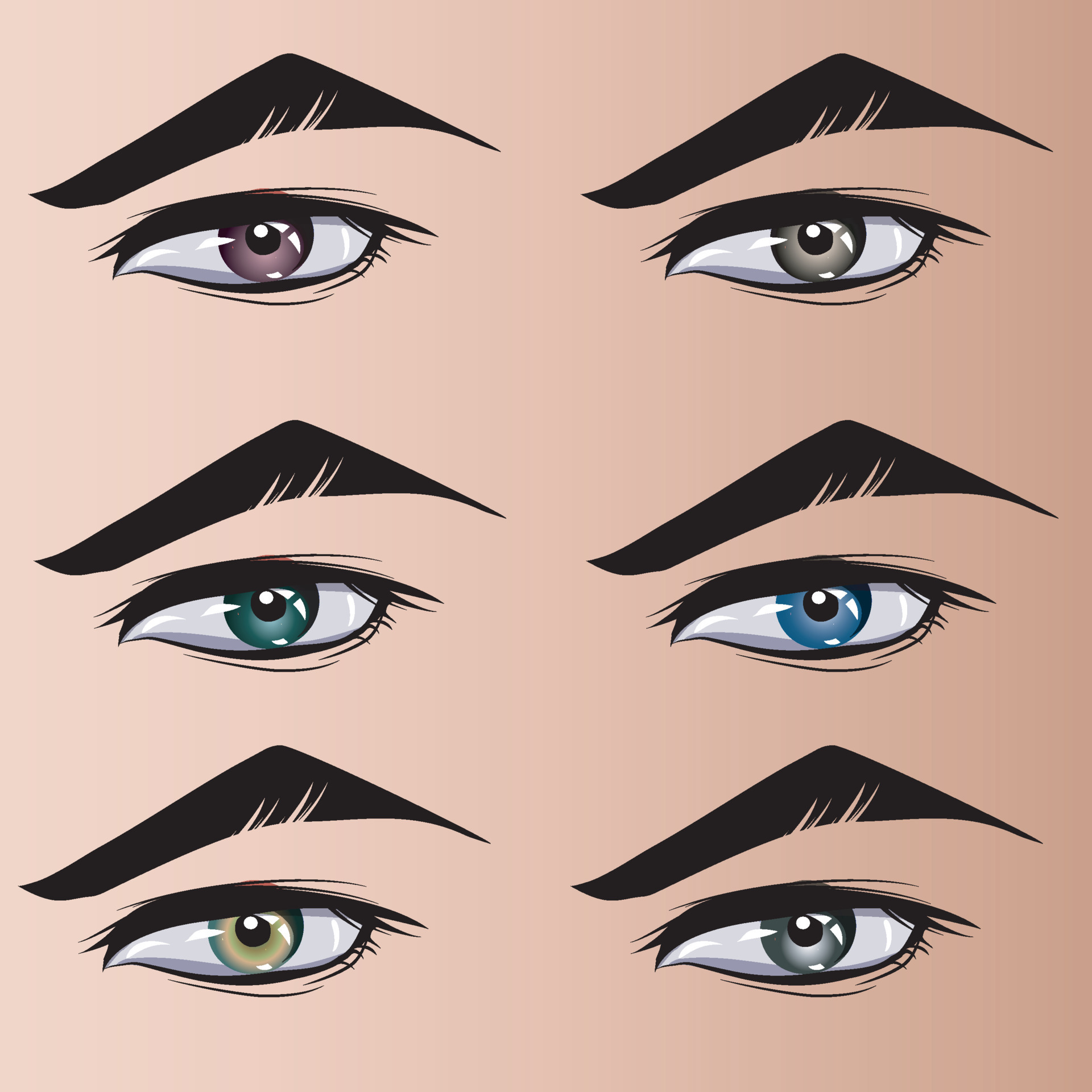 How to Draw Manga Eyes Man  Both Eyes  StepbyStep Pictures  How 2  Draw Manga