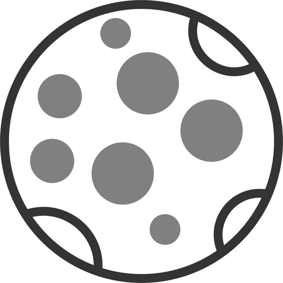 Full Moon Vector Icon