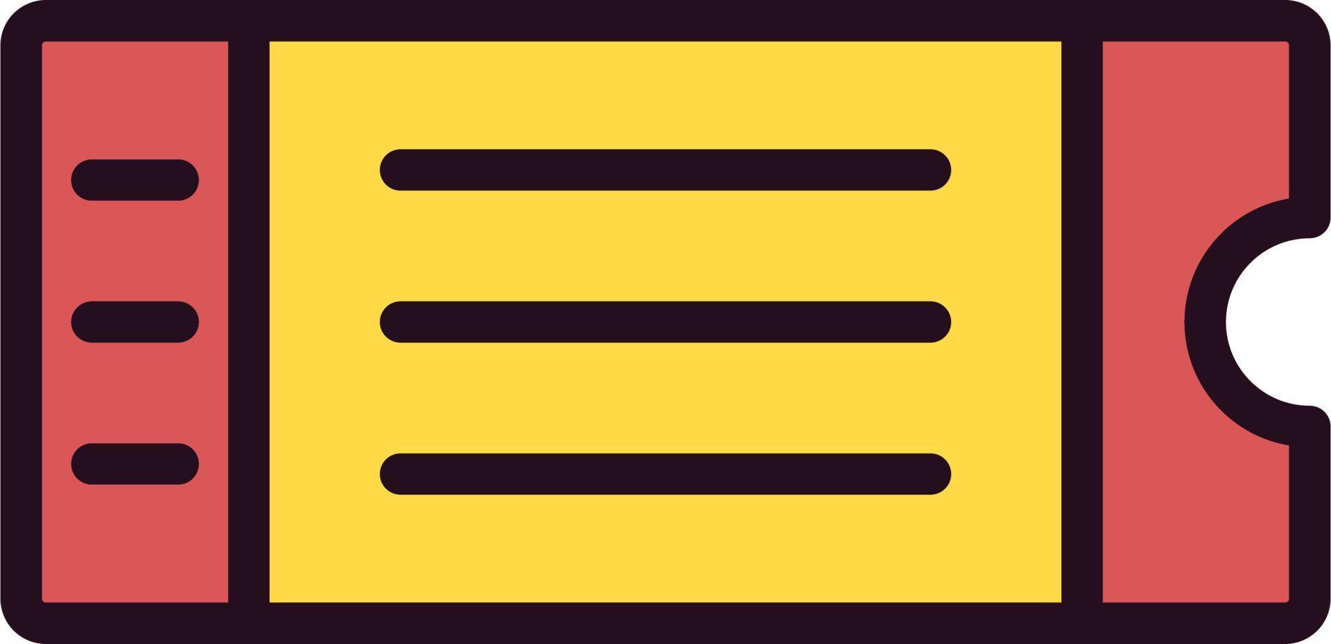 Ticket Vector Icon