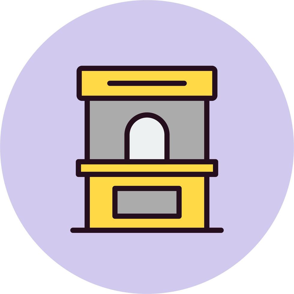 Ticket Box Vector Icon