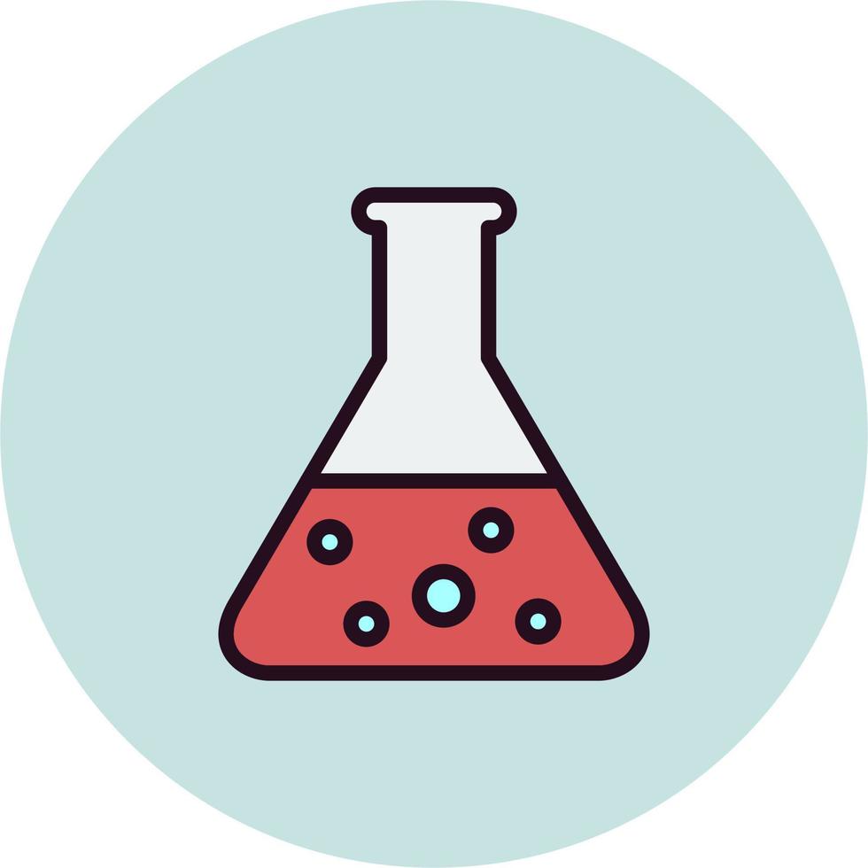 Flask Beaker Vector Icon