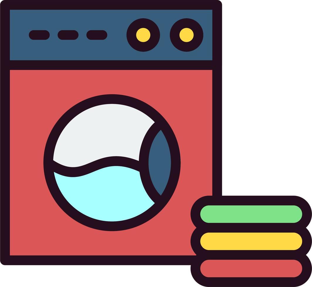 Washing Clothes Vector Icon