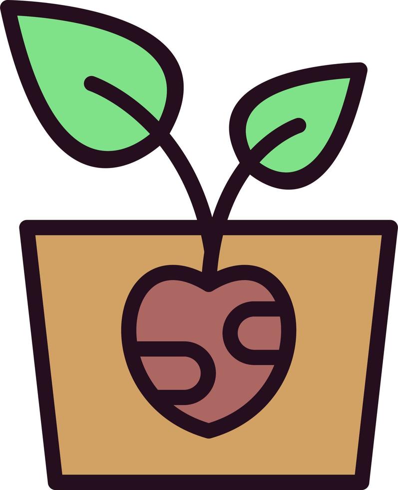 icono de vector de plantación