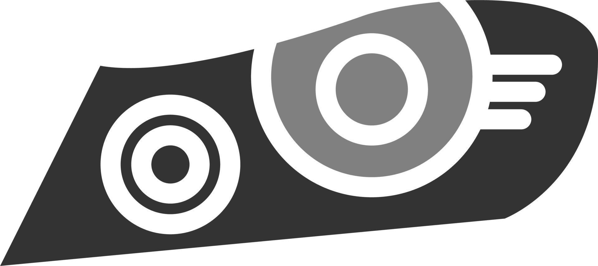 Headlight Vector Icon