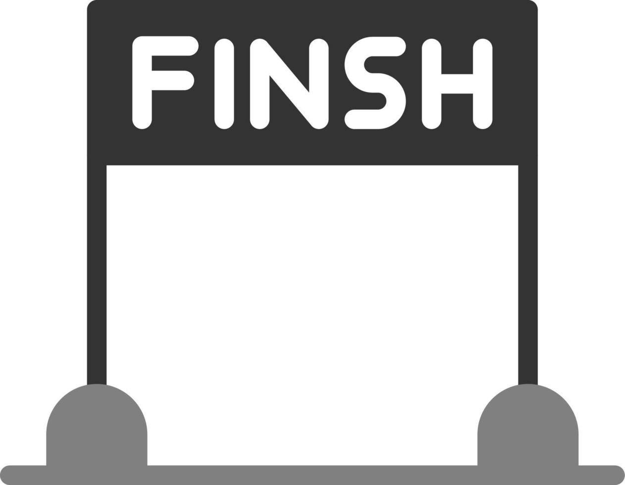 Finsh Line Vector Icon