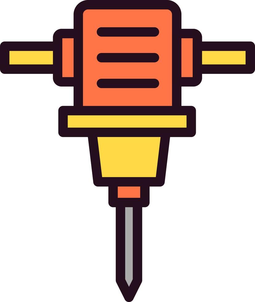 Drill Hole Machine Vector Icon