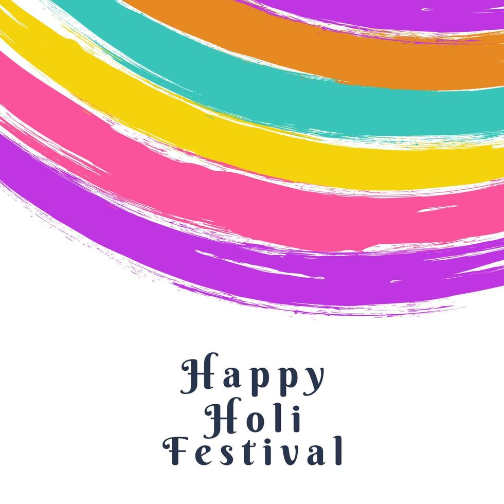 Happy Holi Festival background design for poster and flyer. vector