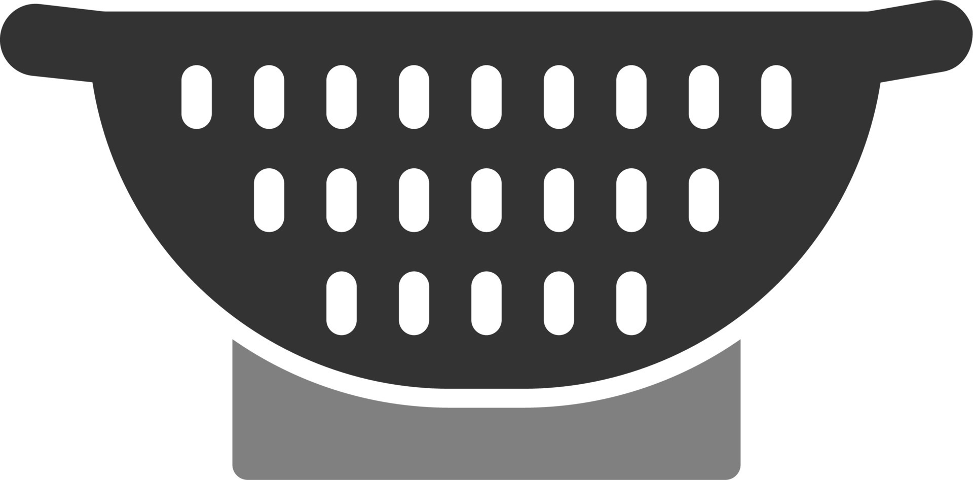 Colander Vector Icon 20459667 Vector Art at Vecteezy