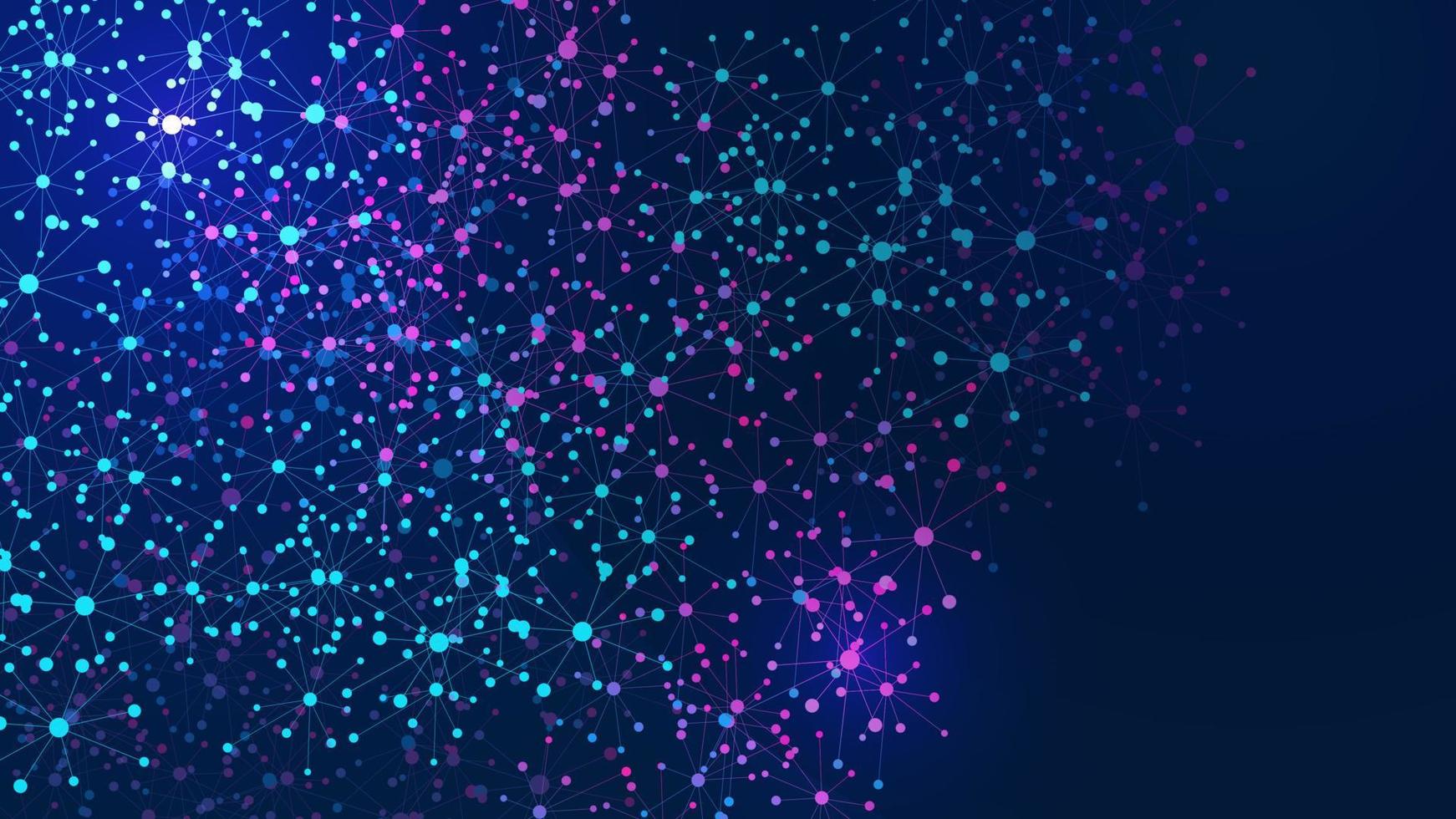 Scientific molecule background template for chemistry, science, medicine and technology. Vector illustration. EPS 10.