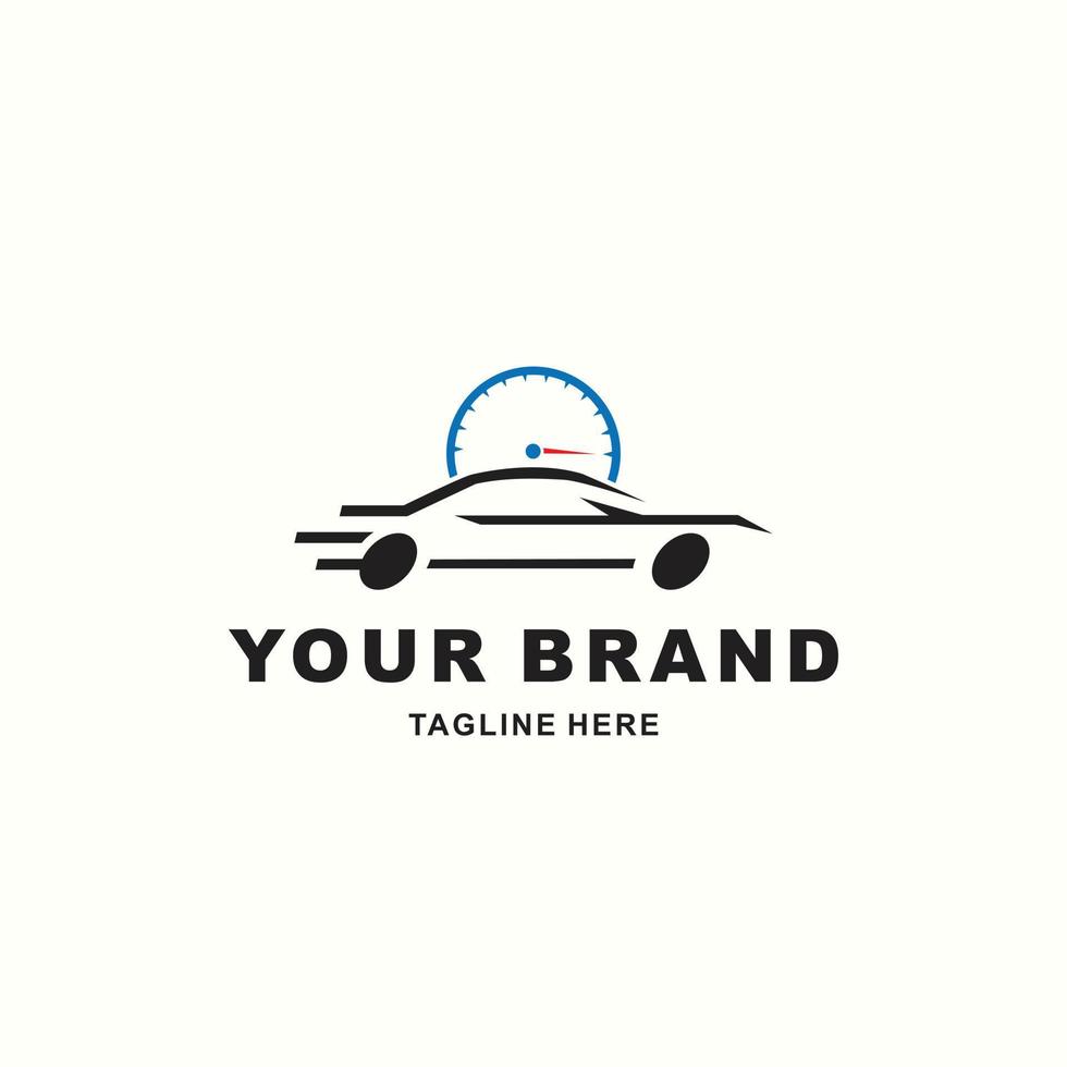 car logo and speed symbol suitable for your app and company vector