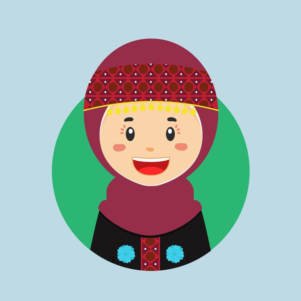 Avatar of a Jordanian Character vector