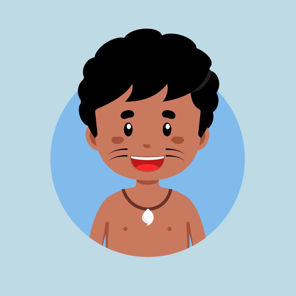 avatar de un fuji personaje vector