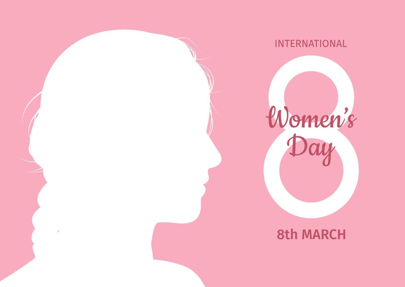 Elegant background for International womens day vector