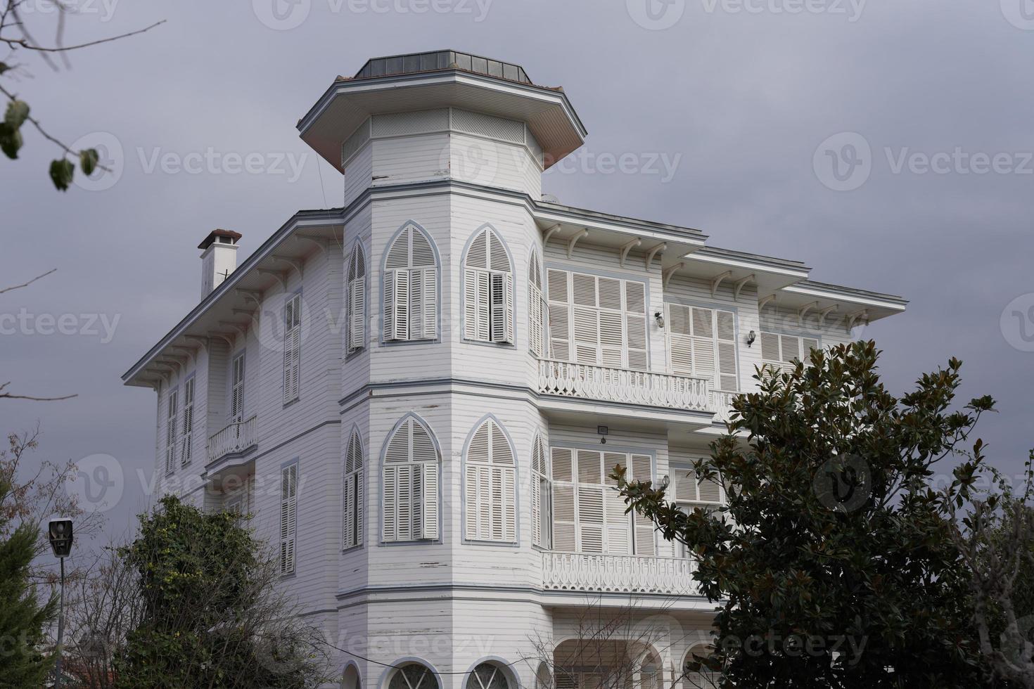 Old building in Buyuk Ada, Istanbul, Turkiye photo