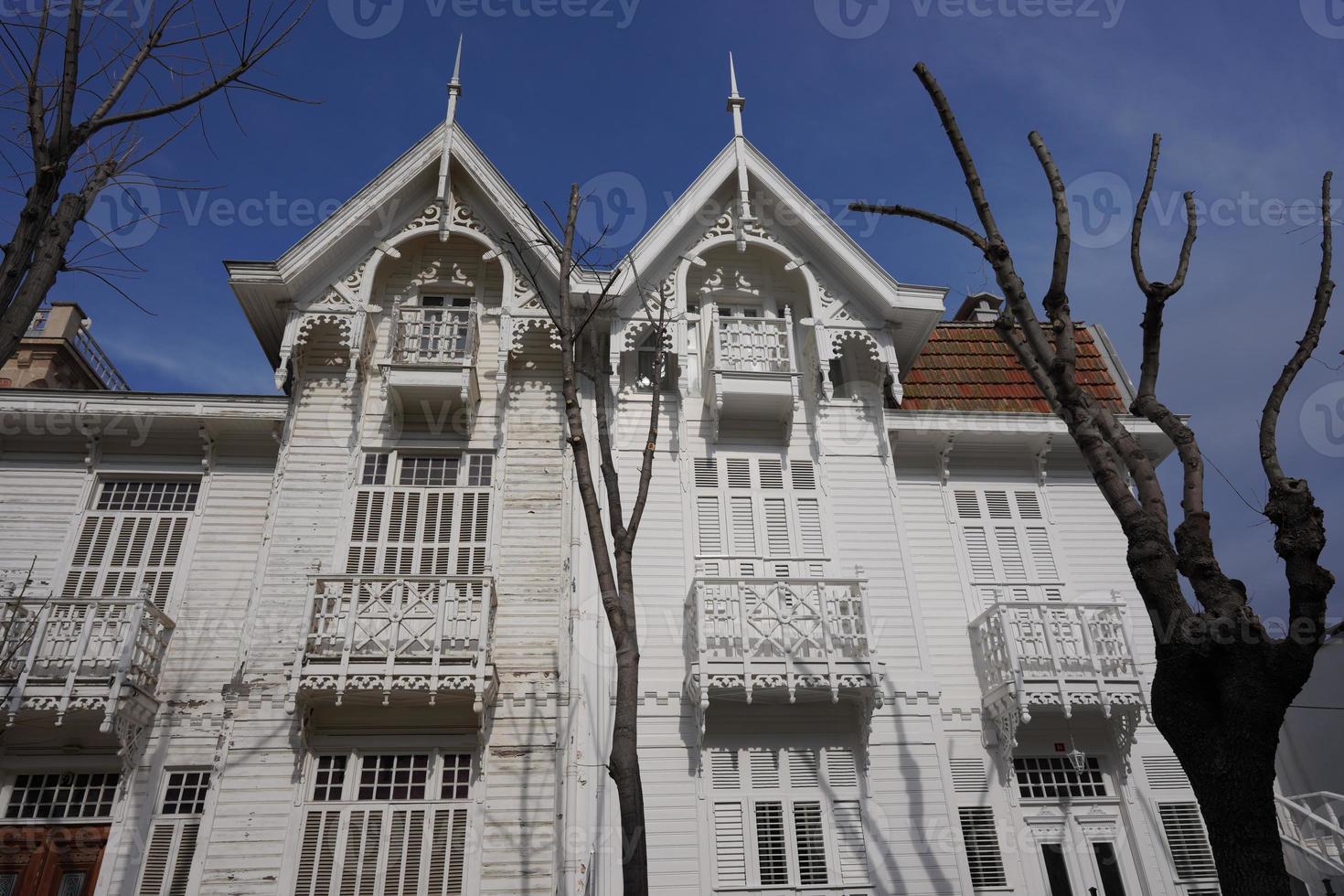Old building in Buyuk Ada, Istanbul, Turkiye photo