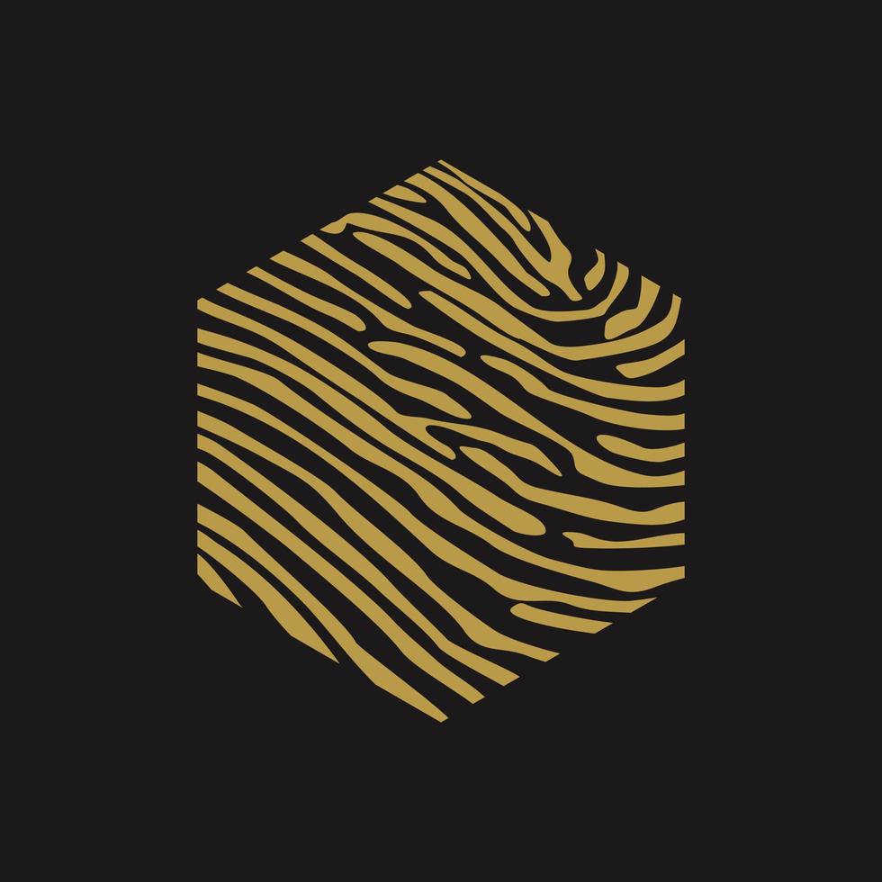 Wood Texture Logo vector
