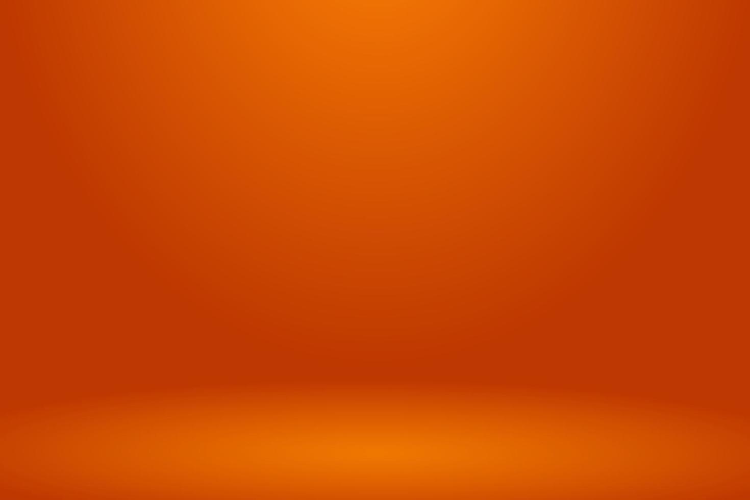 Abstract background. The studio space is empty. With a smooth and soft white and orange color vector