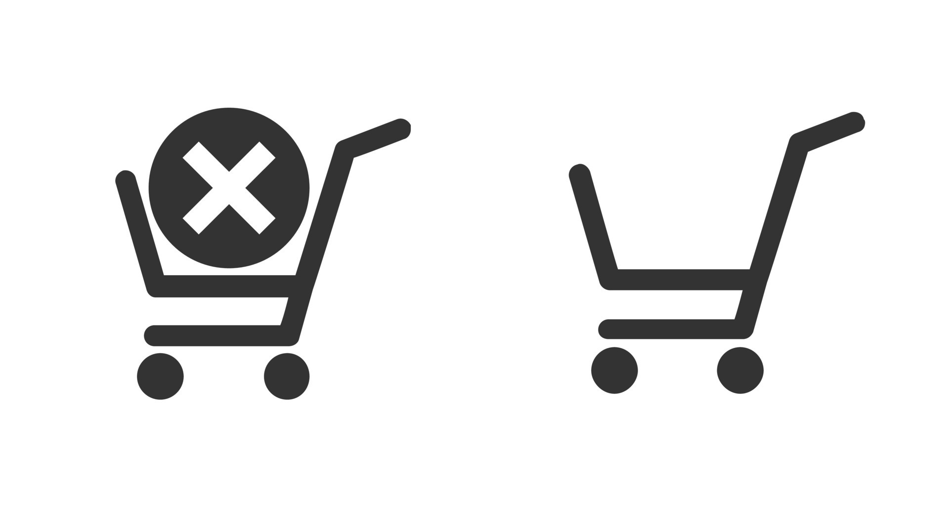 Icon cart in black and white colour 20461211 Vector Art at Vecteezy