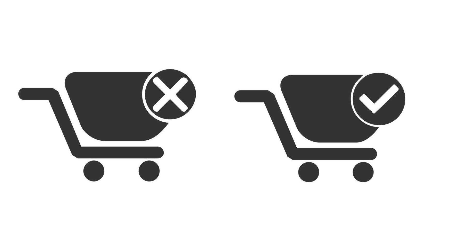 Cart icon in black and white colour 20461356 Vector Art at Vecteezy