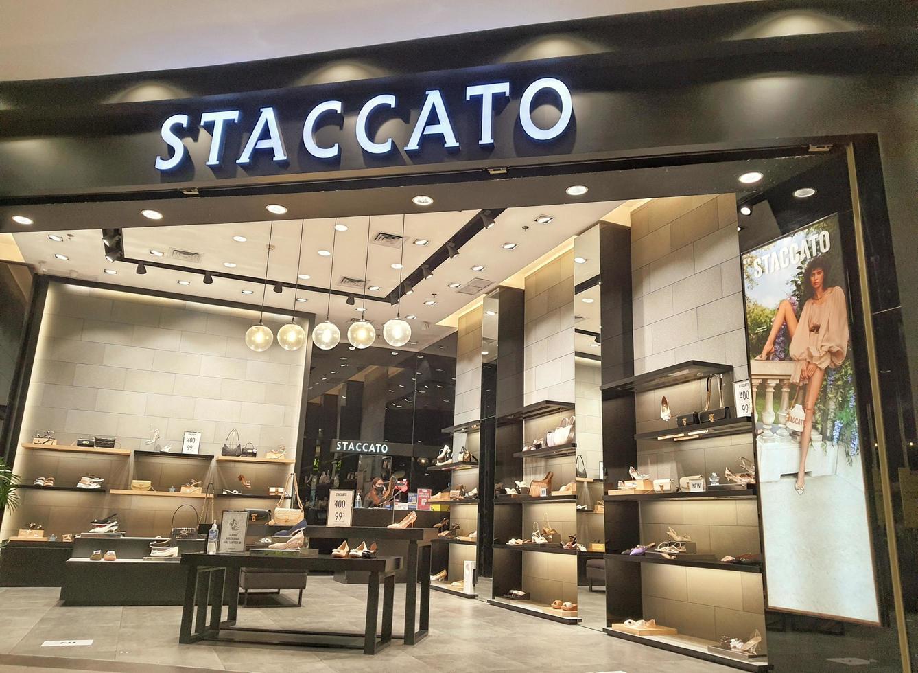 Jakarta, Indonesia in May 2022. A fashion shop in a mall. Staccato . photo