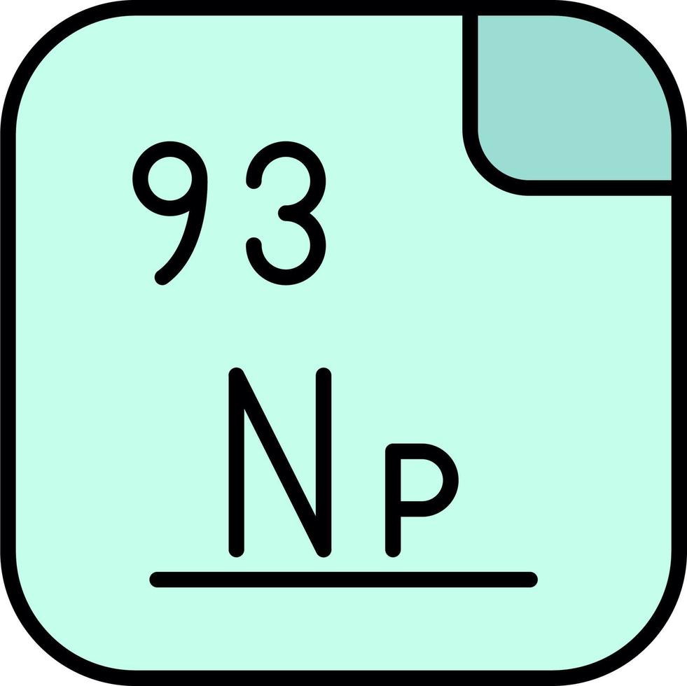 neptunio vector icono