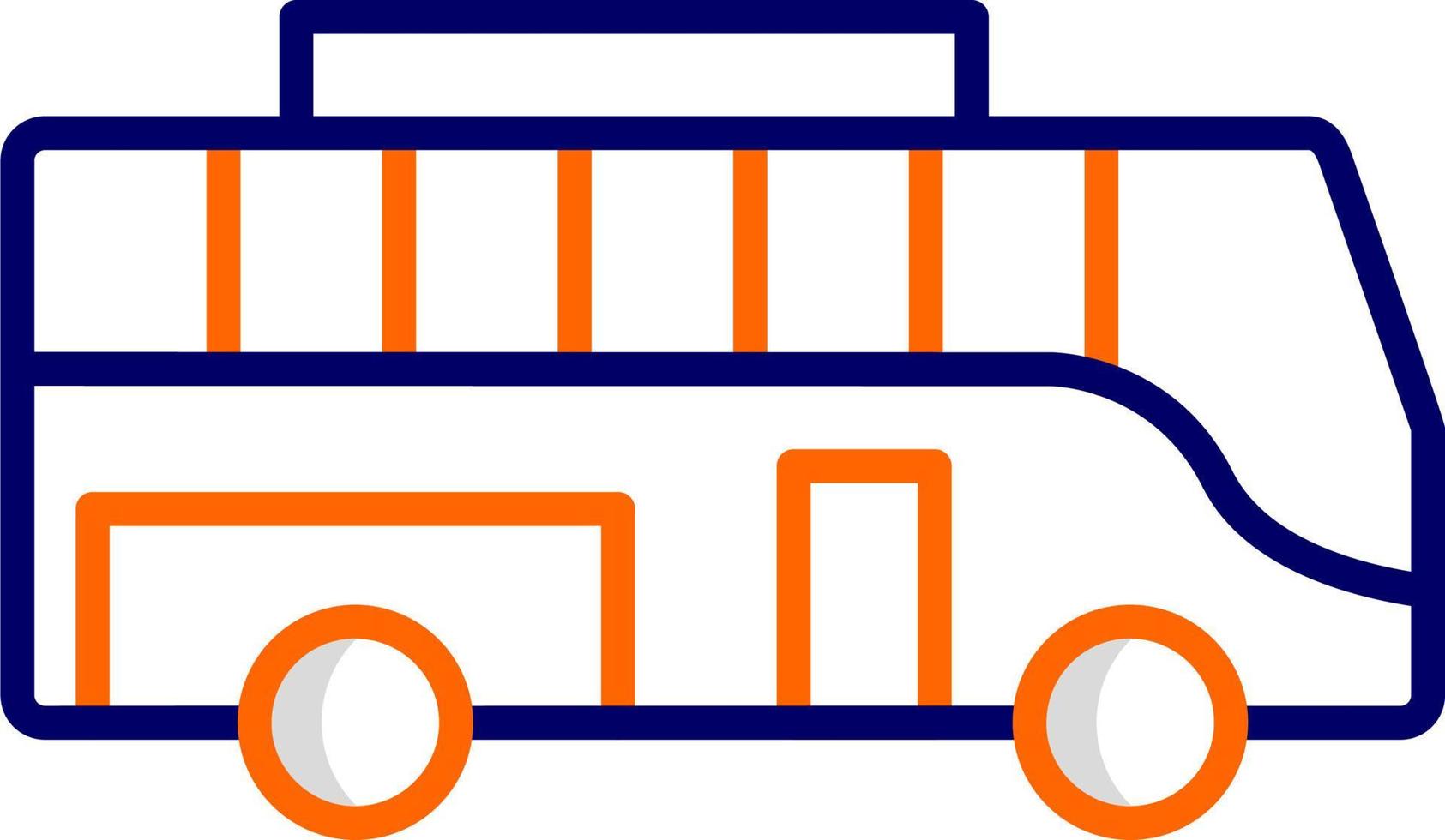 icono de vector de autobús escolar