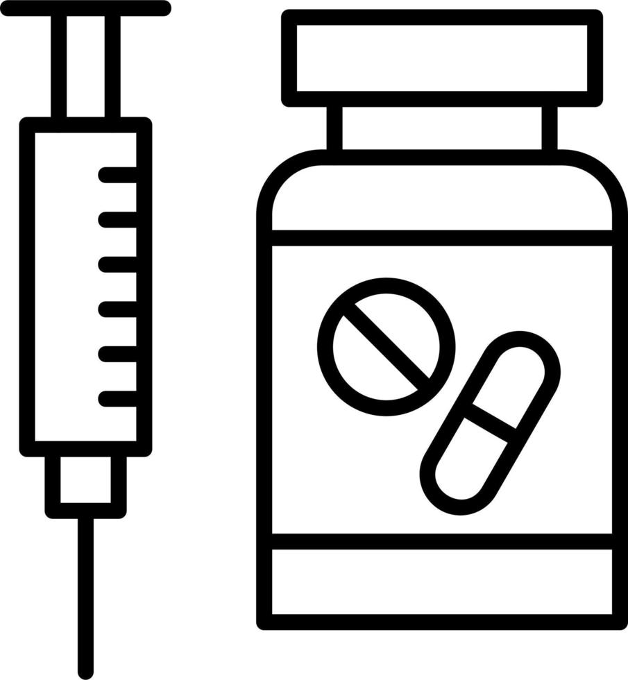 hormona terapia vector icono