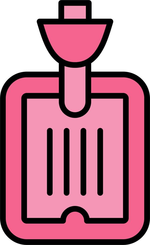 Hot Water Bottle Vector Icon