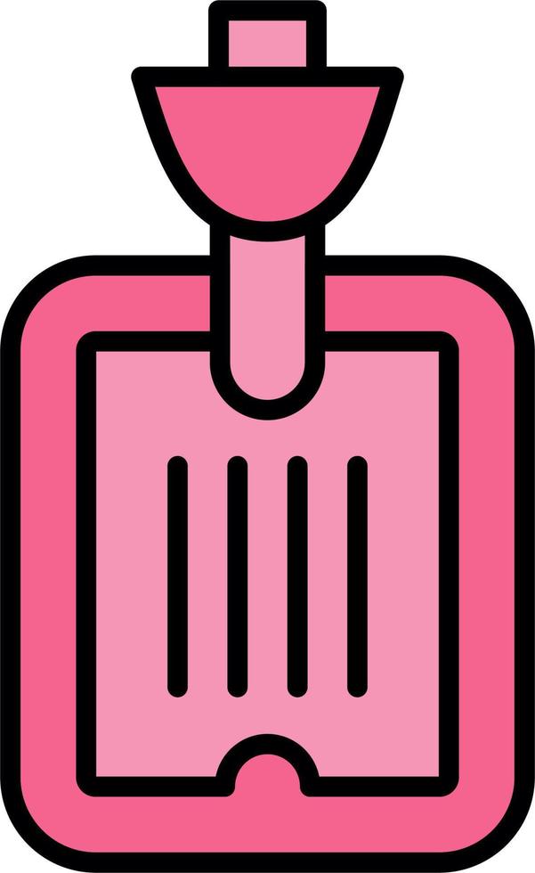 Hot Water Bottle Vector Icon