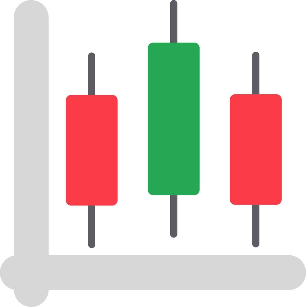 Candlestick Chart Vector Icon