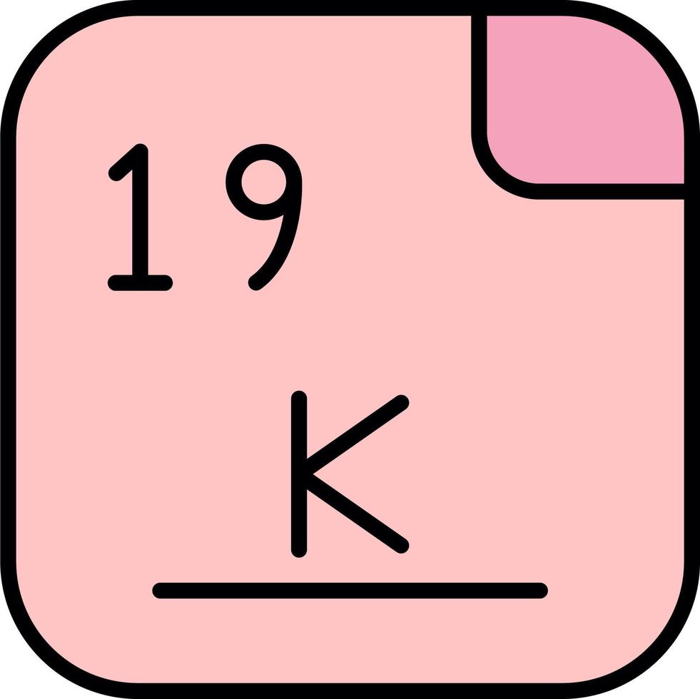 Potassium Vector Icon