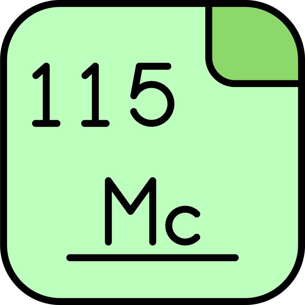 Moscovium Vector Icon