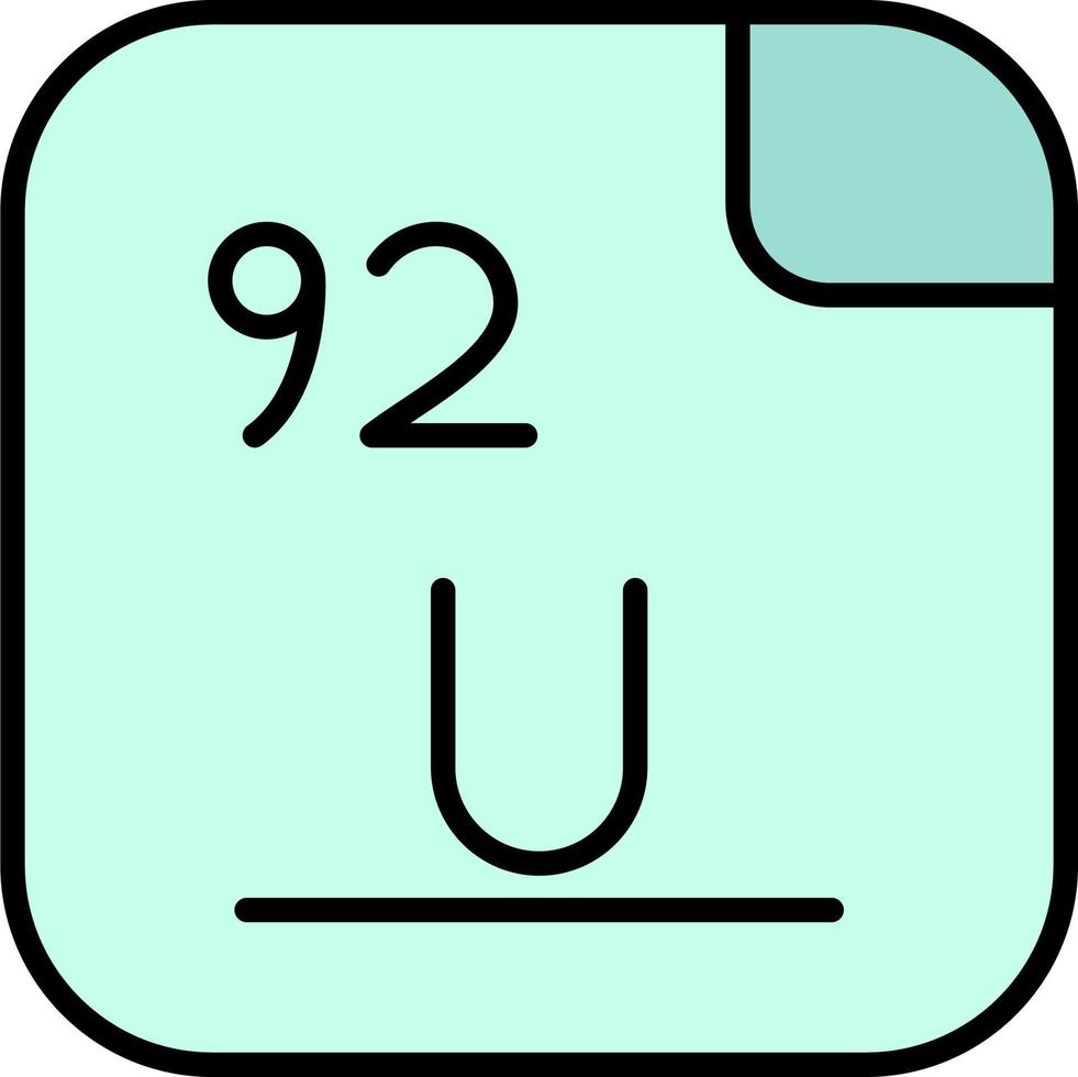 Uranium Vector Icon